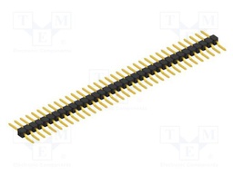 Connector: pin strips; pin header; male; PIN: 35; 2.54mm; SMT; 1x35