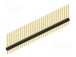 Connector: pin strips; pin header; male; PIN: 33; 2.54mm; THT; 1x33