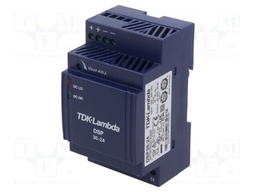 AC/DC DIN Rail Power Supply (PSU), ITE, 1 Output, 31.2 W, 24 VDC, 1.3 A