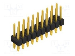 Connector: pin strips; pin header; male; PIN: 20; 2.54mm; THT; 2x10
