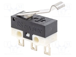 Microswitch SNAP ACTION; with lever with roller simulation