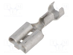 Terminal: flat; 6.3mm; 0.8mm; female; 1÷2.5mm2; crimped; for cable