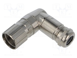 Housing M23: Right angle connector female thread for cable