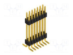 Connector: pin strips; pin header; male; PIN: 14; 1.27mm; SMT; 2x7