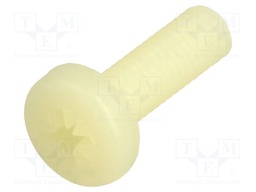Screw; M6x20; 1; Head: cheese head; Pozidriv; 1,4mm; polyamide
