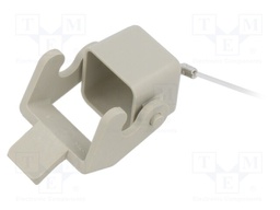 Protection cover; Han; size 3A; with latch; metal