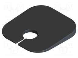Camera spacer; black; Features: sloped 5°