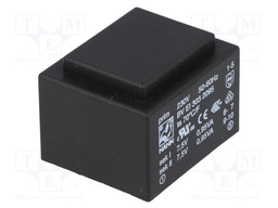 Transformer: encapsulated; 1.9VA; 230VAC; 7.5V; 7.5V; 126mA; 126mA