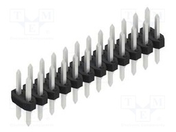 Connector: pin strips; pin header; male; PIN: 24; 2mm; THT; 2x12