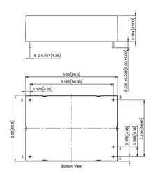 Converter: DC/DC; 30W; Uin: 150÷1500VDC; Uout: 48VDC; Iout: 625mA