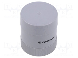 Signallers accessories: base; silver; IP66,IP69K; KombiSIGN 40