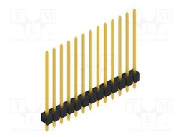 Connector: pin strips; pin header; male; PIN: 13; 2.54mm; THT; 1x13