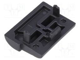 End header; technopolymer (PA); ELEROLL; black; -20÷90°C