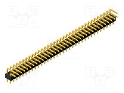 Connector: pin strips; pin header; male; PIN: 68; 2.54mm; THT; 2x34