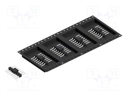 Connector: pin strips; pin header; male; PIN: 7; 2.54mm; SMT; 1x7