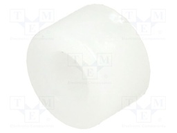 Washer; round; D=5mm; h=3mm; POM; natural