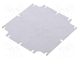 Mounting plate; steel; W: 106mm; L: 106mm; Series: ZP; ZP12012060