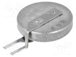 Re-battery: Li; VL621; 3V; 1.5mAh; Leads: 2pin; Ø6.8x2.15mm