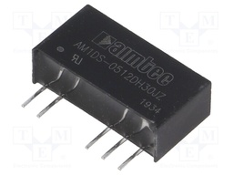 Converter: DC/DC; 1W; Uin: 4.5÷5.5V; Uout: 12VDC; Uout2: -12VDC; SIP7