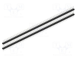 Connector: pin strips; pin header; male; PIN: 50; 2mm; THT; 1x50