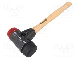 Hammer; 621g; Handle mat: wood (hikory); Size: 40mm; Tip: round