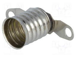 Lampholder: for lamp; E10; Leads: for soldering