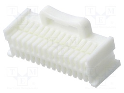 Plug; wire-board; female; DF50; 1mm; PIN: 30; w/o contacts; straight