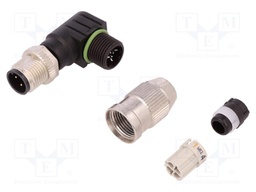 Plug; M12; PIN: 4; male; A code-DeviceNet / CANopen; for cable