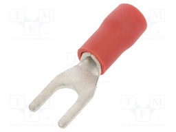 Tip: fork; M3,5; Ø: 3.7mm; 0.25÷1.5mm2; crimped; for cable; tinned