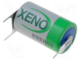 Battery: lithium; 3.6V; 1/2AA; 3pin,positive pole:  1pin,for PCB