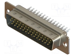 Connector: D-Sub HD; PIN: 44; socket; male; straight; THT; MHDD