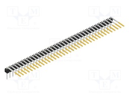 Connector: pin strips; pin header; male; PIN: 36; 2.54mm; THT; 1x36