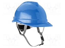Protective helmet; blue; ABS; for working at height