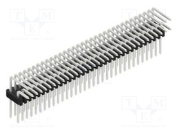 Connector: pin strips; pin header; male; PIN: 66; 1.27mm; THT; 2x33