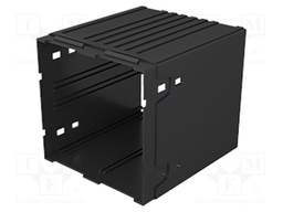 Enclosure: enclosure base; X: 96mm; Y: 96mm; Z: 57mm; PPO; black