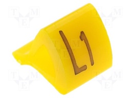 Markers for cables and wires; Label symbol: L1; 3÷6.5mm; H: 9mm