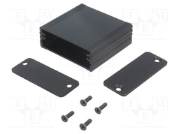 Enclosure: with panel; AKG; X: 55mm; Y: 50mm; Z: 20mm; aluminium