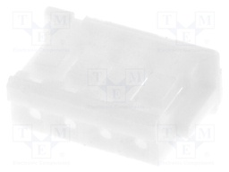 Plug; wire-board; female; ZH; 1.5mm; PIN: 4; w/o contacts; for cable