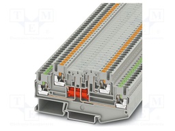 Splice terminal: rail; PT; PA; L: 45.8mm; terminals: 4; W: 5.2mm
