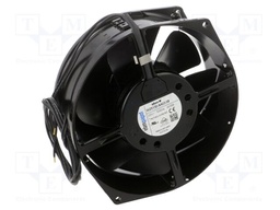 Fan: AC; axial; 230VAC; Ø172x55mm; ball; 2800rpm; IP20; Len: 1m; 20AWG