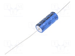 Capacitor: electrolytic; 1mF; 40VDC; Ø12.5x30mm; ±20%; -40÷85°C