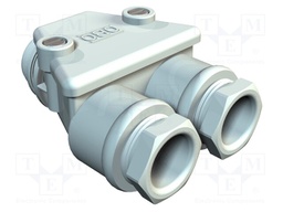 Cable gland; PG16; light grey