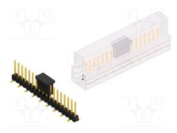 Connector: pin strips; pin header; male; PIN: 18; 2.54mm; SMT; 1x18
