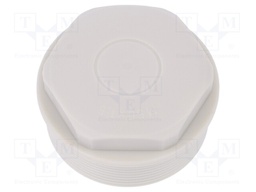 Stopper; M50; IP54; Mat: polyamide; grey; with pierceable membrane