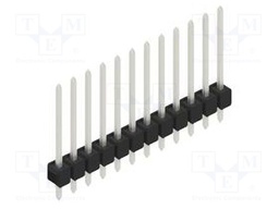 Connector: pin strips; pin header; male; PIN: 12; 2.54mm; THT; 1x12