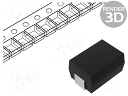 Varistor: metal-oxide; SMD; 420VAC; 560VDC; 1.2kA; 748V