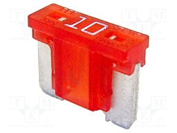 Fuse: fuse; 10A; 58VDC; automotive; 10.9mm; 10.9x3.8x8.73mm