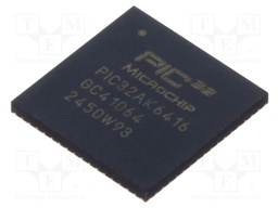 IC: PIC microcontroller; 64kB; 200MHz; 3÷3.6VDC; SMD; VQFN64; tube