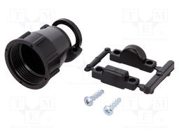 Cable hood and fastener; CPC; Case: size 17; 11.5mm; straight