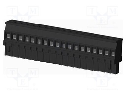Connector: pluggable terminal block; plug; female; angled 90°